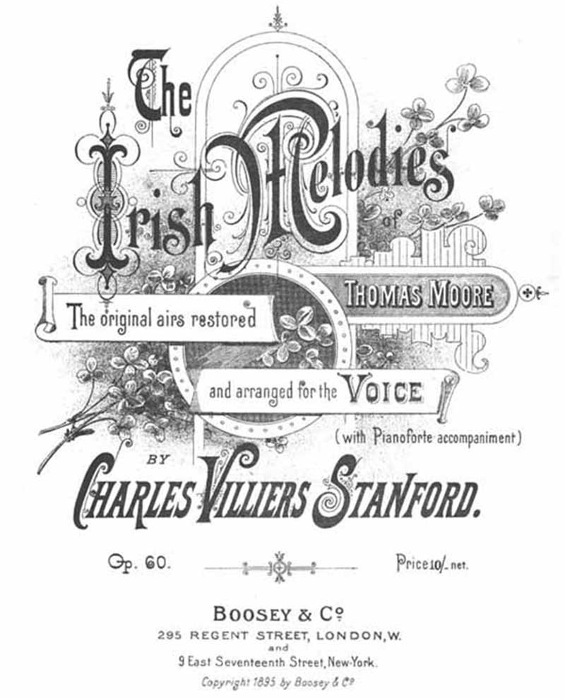 Title page to Moore's Irish Melodies
